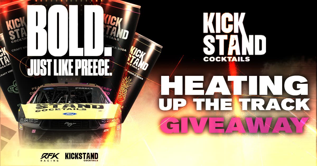Kickstand Cocktails Heating Up The Track Giveaway