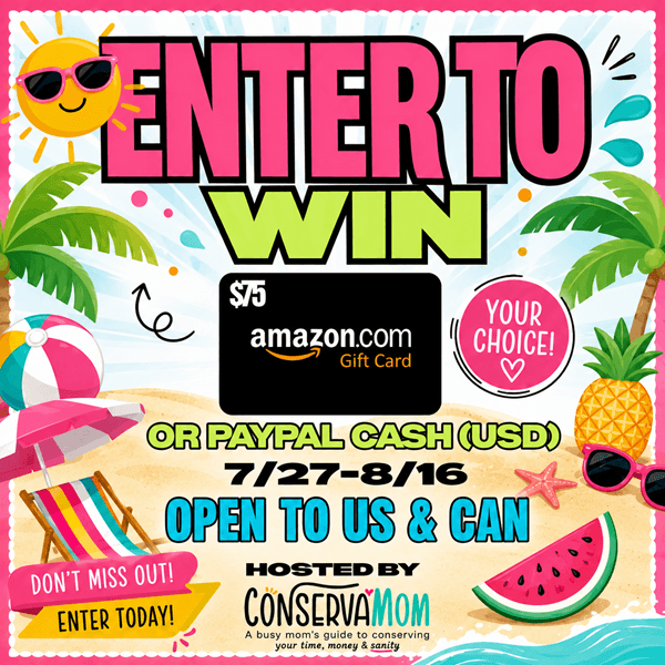 $75 Amazon Gift Card or PayPal Cash Giveaway